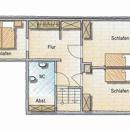 Reetdachhaus Inmitten Von Wiesen Und Feldern Emmelsbull-Horsbull